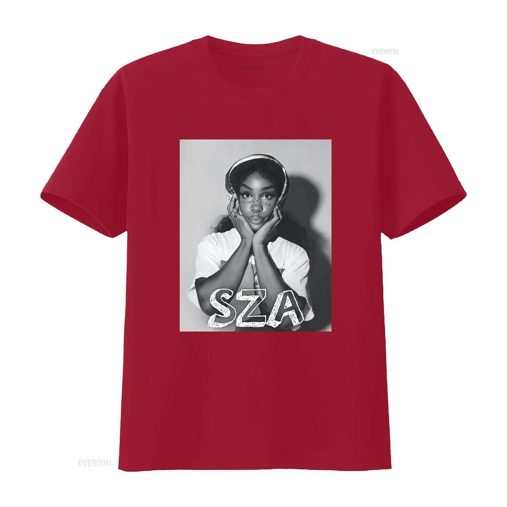 SZA Vintage T Shirt Music RnB Singer Rapper New Bootleg 90s Black Hip Hop PhotoshooT For Fan Vintage Washed Designer Clothes