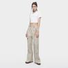 Fila Fusion Inline Loose Fit Multi-Pocket Woven Trousers Casual Pants Women bottoms Feather-Gray T11W421804FGY