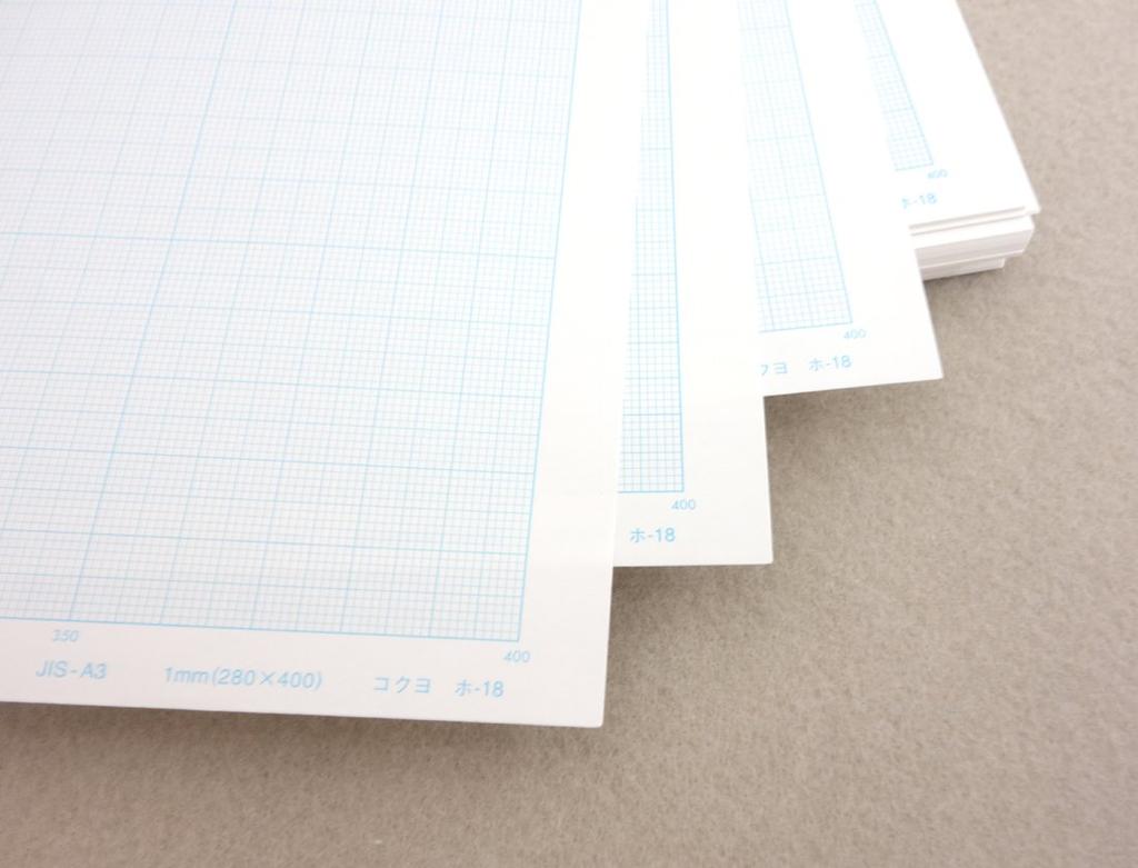 KOKUYO Graph Paper A3 100 sheets HO-18