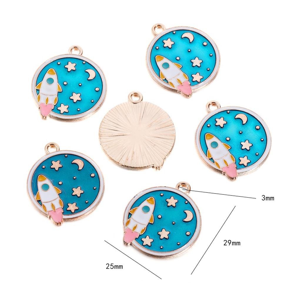 10 sztuk/partia słodkie kreskówki niebieskie breloki ocean gwiazda wisiorek urok rzemiosło dla naszyjnik bransoletka DIY biżuteria akcesoria do tworzenia
