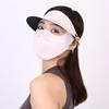 Ice Silk Full Face Sun Protection Mask with Brim
