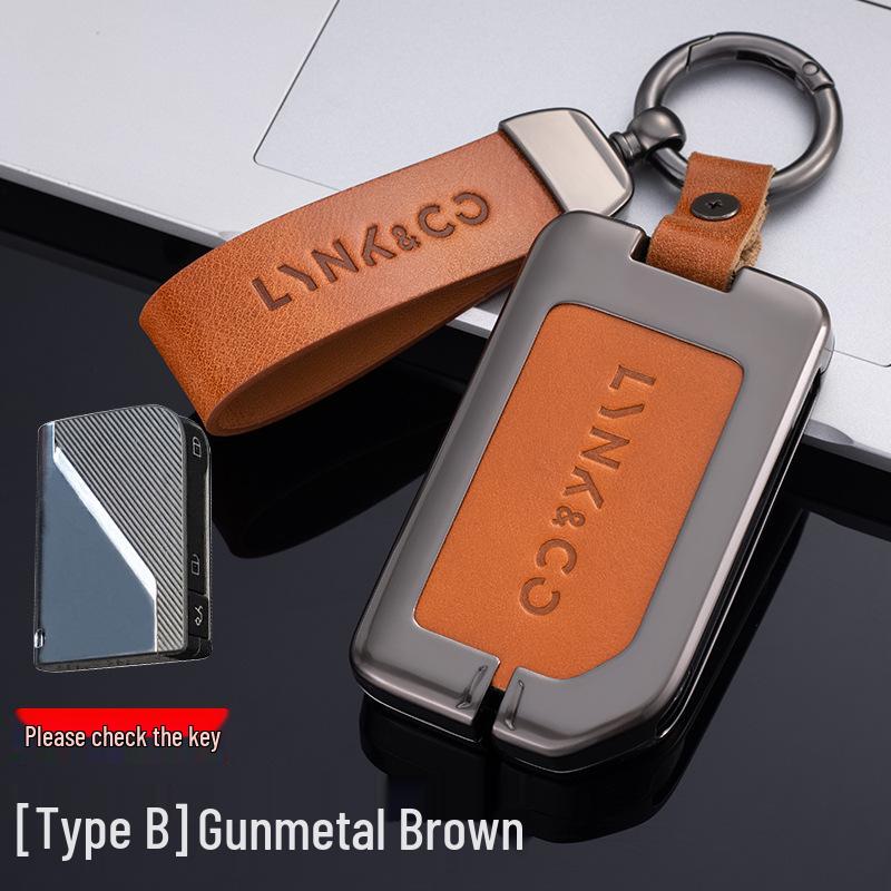 Lynk&Co 03/03+ Key Case for 01PHEV/05/06 High-End Versions - Protective Car Key Shell Modification