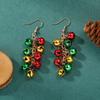 Colorful Earrings Christmas Dangle Earrings Cute Ear Pendants Alloy Material Ear Jewelry Christmas Earrings for Party
