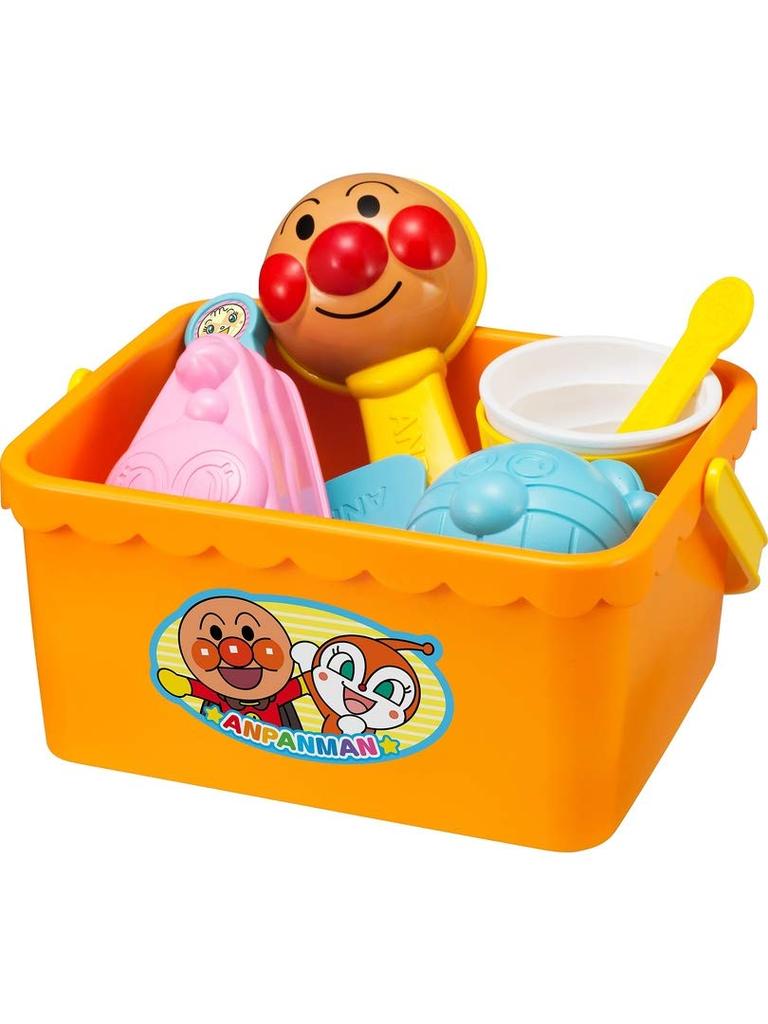 AGATSUMA Anpanman Let's Play In the Sand! Dessert Set