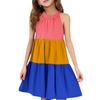 Children's Summer Casual Fashion Round Neck Sleeveless  Dress