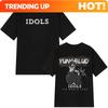 Personnalisation Yungblud Tournée Mondiale 2025 Nouveaux Idoles T-shirt Vintage Unisexe Unisexe Punk Rock T-shirts Manches Courtes Coton Hiphop Overs