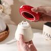Dust-proof Dental Floss Storage Bottle Ceramics Toothpick Dispenser  Dressing Table