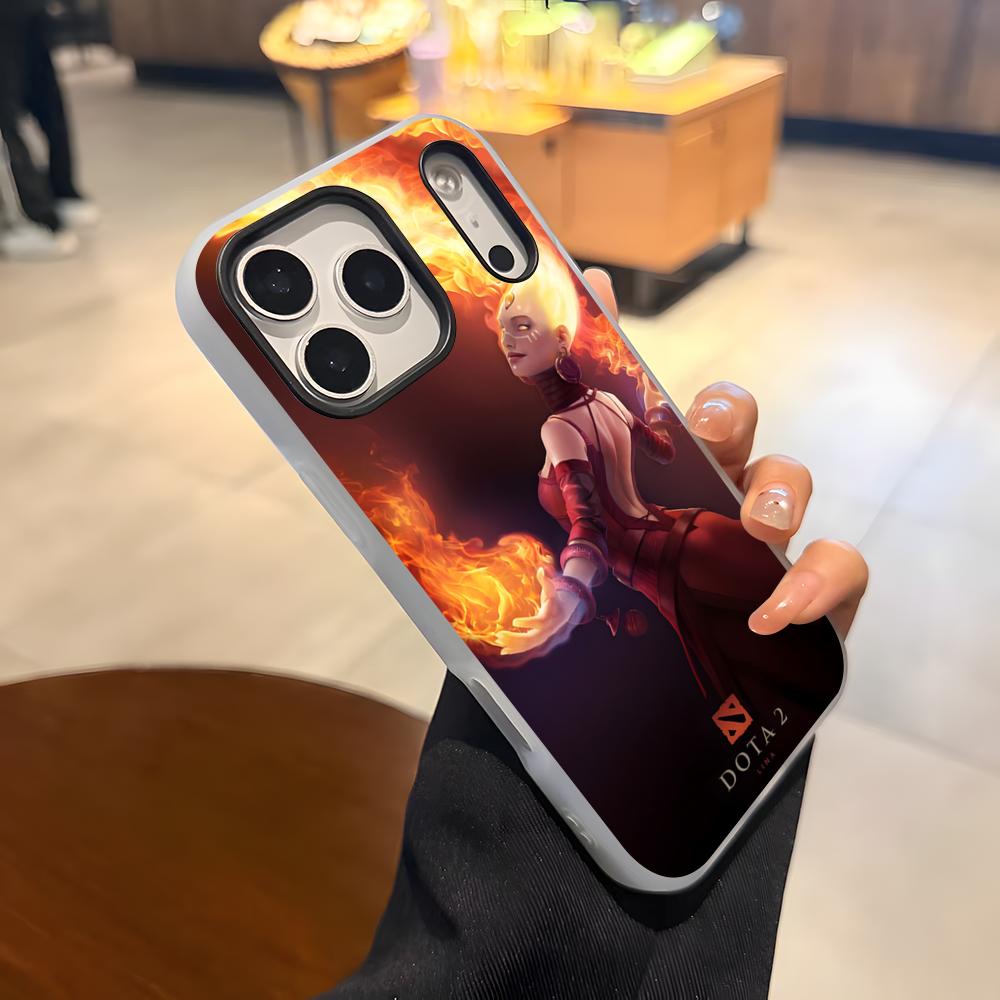 Game D-Dota 2 Phone Case For IPhone 17 Air 16 E 15 14 Plus 13 12 11 Pro Max Jelly 2 In 1 Protective Case