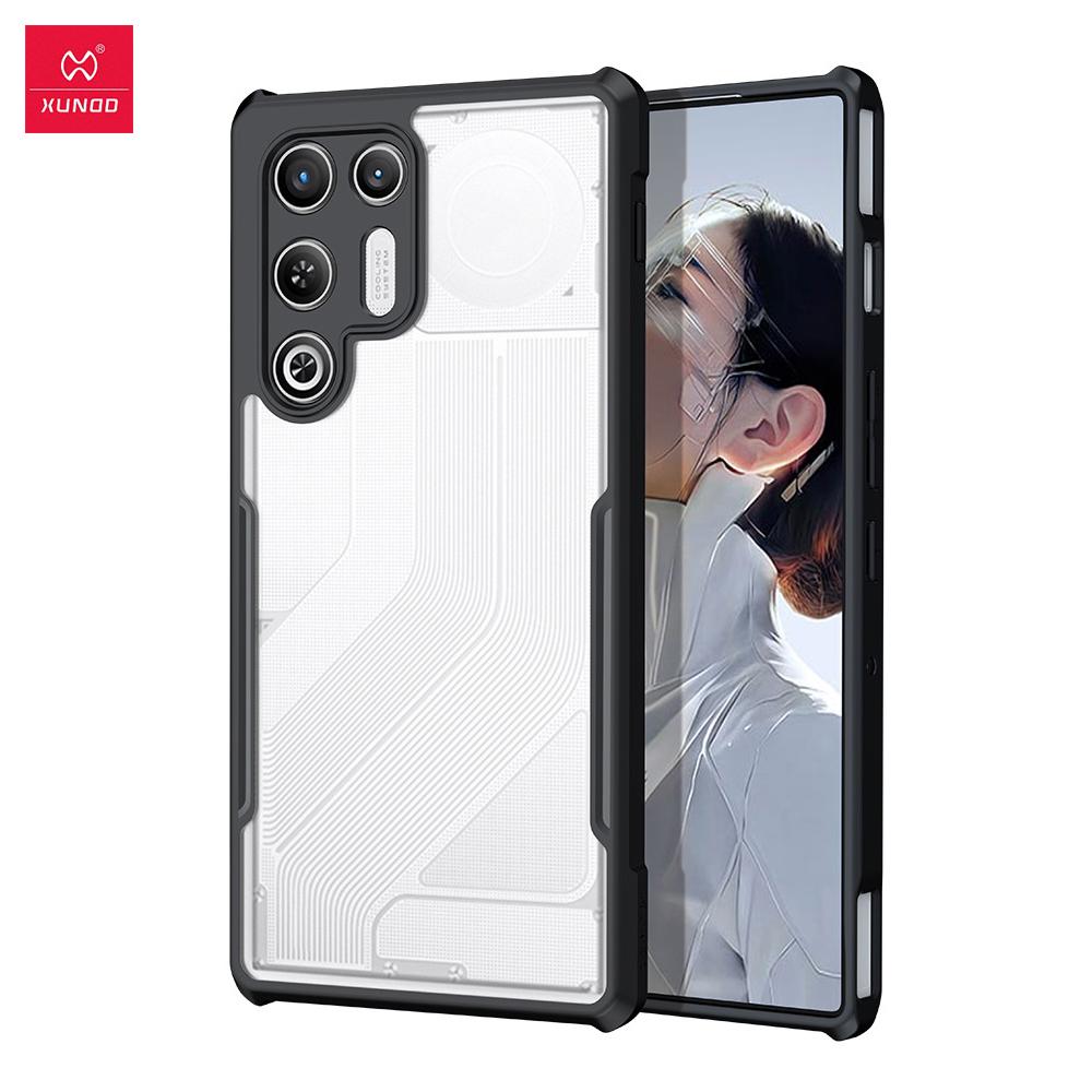 XUNDD Pro ZTE nubia RedMagic 11 Air Pouzdro Luxusní Obal Airbag Nárazuvzdorný Nárazník Ochranná Pouzdra Matný Průhledný Zadní Kryt