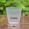 Translucent Plastic Phalaenopsis Planting Pots – 2.5", 3.5", 4" Sizes