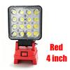 Led Light For Milwaukee 18V Li-ion Battery LED Work Light 1/1/8 inch Tool Light Portable Emergency Flood Lamp Camping lamp