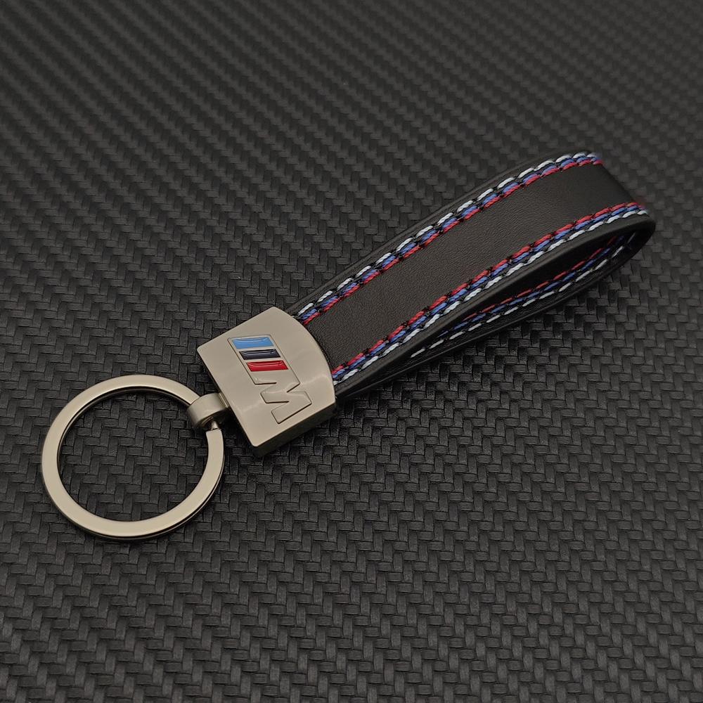 Luxury Leather Car Keychain for BMW M Sport E39 E46 E90 E60 E30 E36 E87 E53 F15 F16 F20 F30 X3 X5 X6 Z3 Z4 M2 M3 M4 M5 Keyring ulbn07