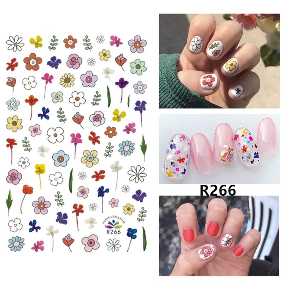 Buy KC Flower Nail Sticker Printing 