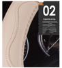 Premium Cowhide Leather Steering Wheel Cover - Anti-Slip, Wear-Resistant, Breathable, Universal Fit for All Seasons