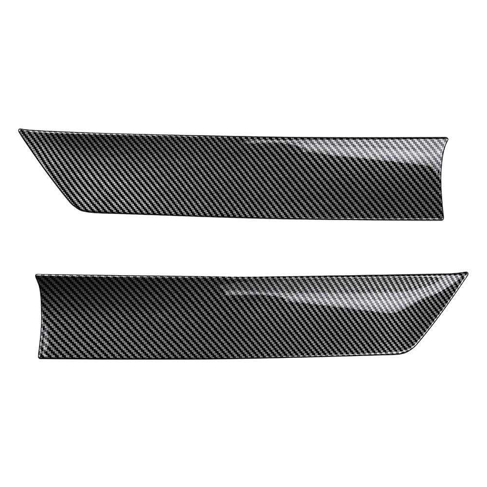 For Honda HRV HR-V Vezel   Exterior ABS Carbon Fiber Rear Door Trunk Strip Tailgate Edge Moulding Trims Cover