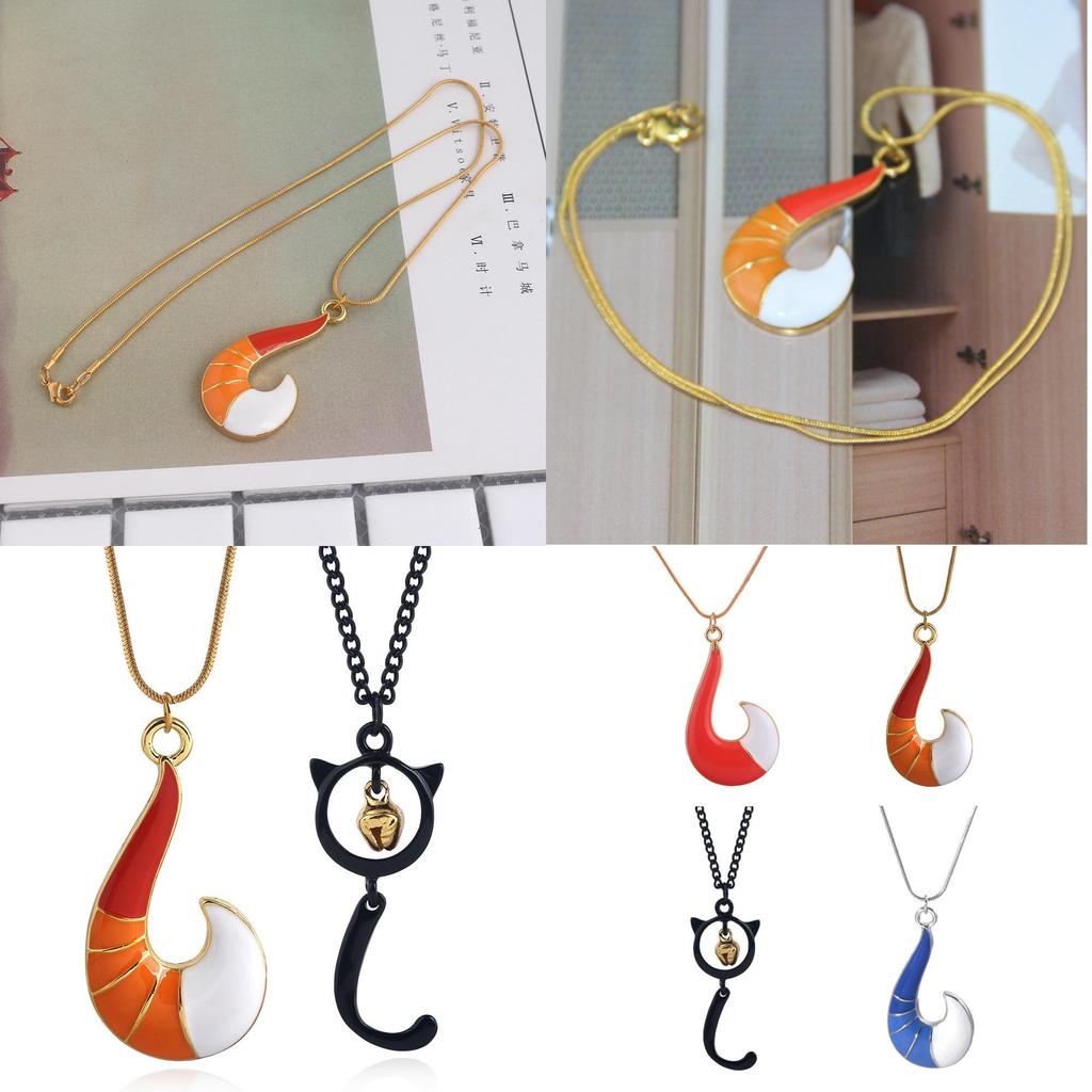 Najlepiej sprzedający się transgraniczny naszyjnik Ocean Wonder Hook z wisiorkiem w kształcie ogona lisa Pt1192