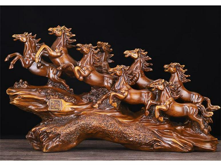 Bestseller Ma Dao Cheng Gong Pferdefigur - Perfekt für Foyer, Wohnzimmer, Weinschrank oder Büro; Ideales Einweihungs- oder Eröffnungsgeschenk.