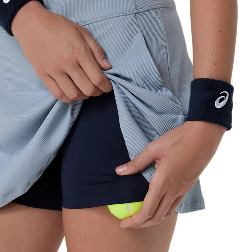 Asics Quick-Dry Mesh Stretch Round Neck Tennis Skirt Women skirts 2042A444-301