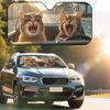 Universal Foldable Car Windshield Sun Visor for Heat and Sun Protection