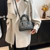 2025 Spring New Temperament Leopard Print Simple Commuter Shell Bag Foreign Style Casual Fashion Beautiful Shoulder Messenger Bag