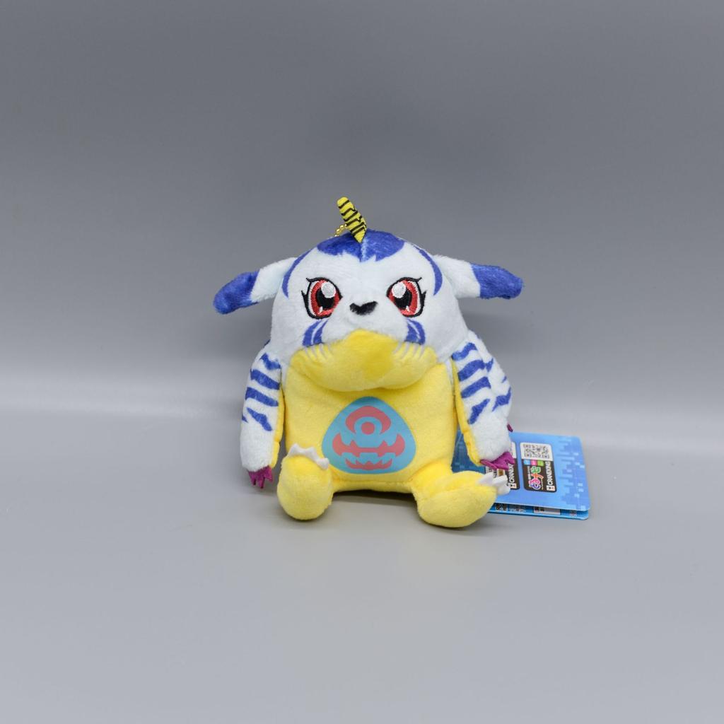 10cm Digimon Adventure Patamon Tailmon Gomamon Patamon Piyomon Agumon Tentomon Key Chain Doll Plush Pendant Gift