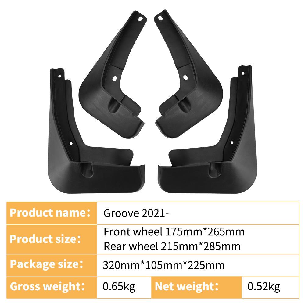 

Car accessories suitable for Chevrolet Groove 2025-2025 fender shingles car accessories modification армия зеленый
