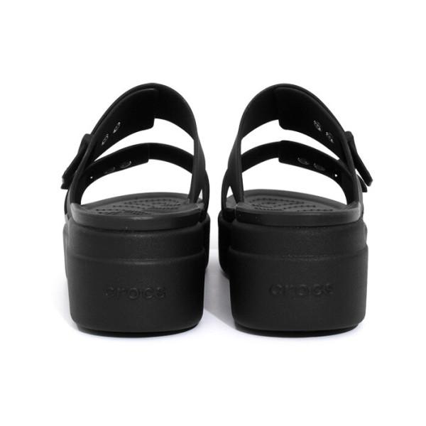 Crocs Brooklyn Buckle Wedge Sandals Slippers