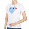 Comme des Garçons PLAY (WMNS) COMME Des GARCONS FW25 PLAY Colored Heart T-Shirt 'White' Women's AZ-T105-051-2
