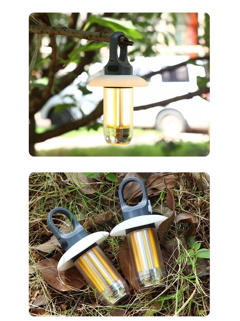 Rechargeable Multifunctional Mini Camping Tent Light with Long Battery Life