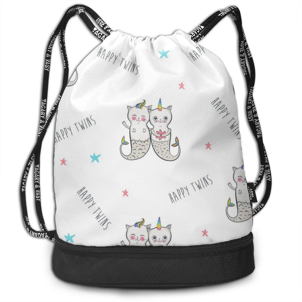 cat mermaid backpack