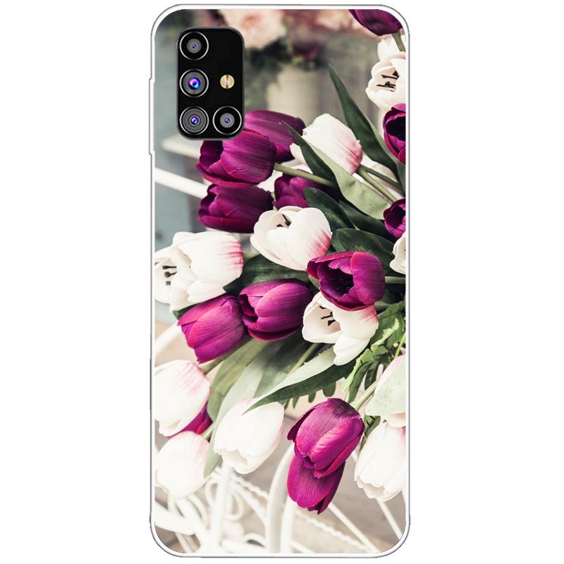 Do Samsung Galaxy A31 A51 A71 Etui Silikonowe Tylne Etui Telefoniczne Do Samsung A315 A515 A715 Miękkie Etui Zderzak Coque z Kreskówką