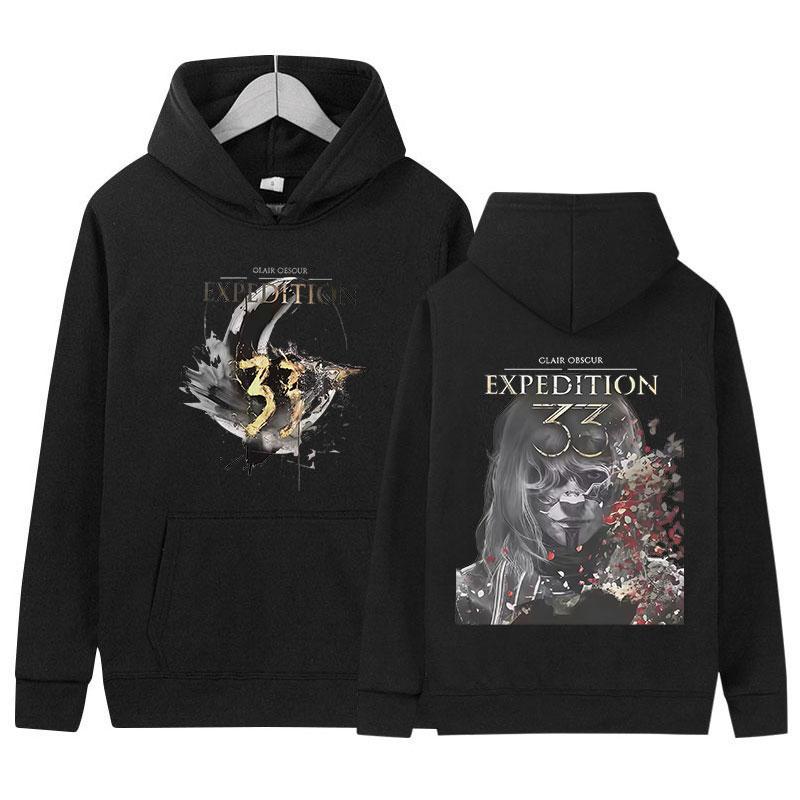 

Гра Clair Obscur Expedition 33 Графічна Худі Чоловіки Жінки Одяг Затишний Хіп-Хоп Пуловер Толстовка Ретро Оверсайз Флісові Худі 3XL