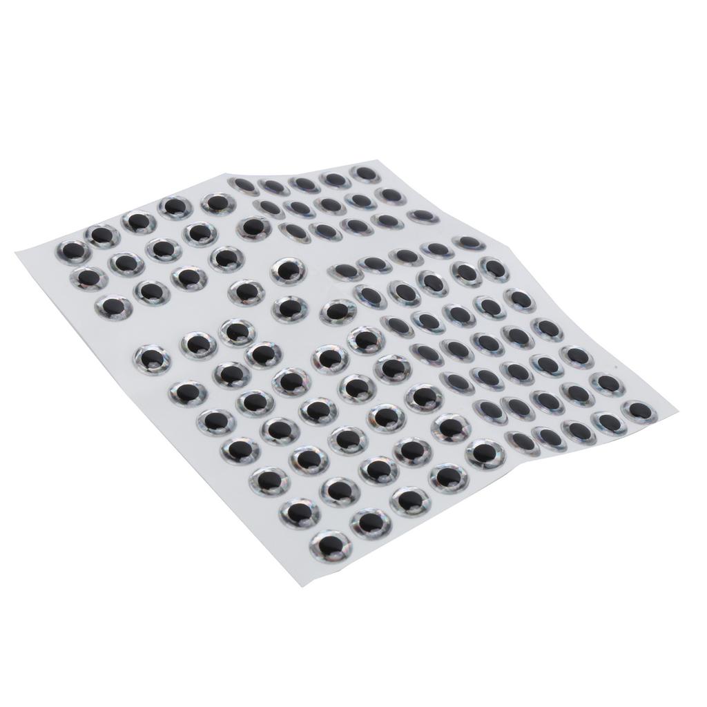100Pcs Fish Eyes Stickers Artificial Simulation Fake Fishing Eyes Accessories for DIY Lures Making