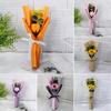 Yousheng Artificial Sunflower Bouquet Mini Scented Soap Flower Bouquet with Eucalyptus Leaves Gift for Birthday Valentine's Day Mother's