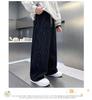 Boys' Fleece-Lined Straight-Leg Pants for Fall and Winter – Cozy Velvet, Loose Fit for Big Boys and Teens