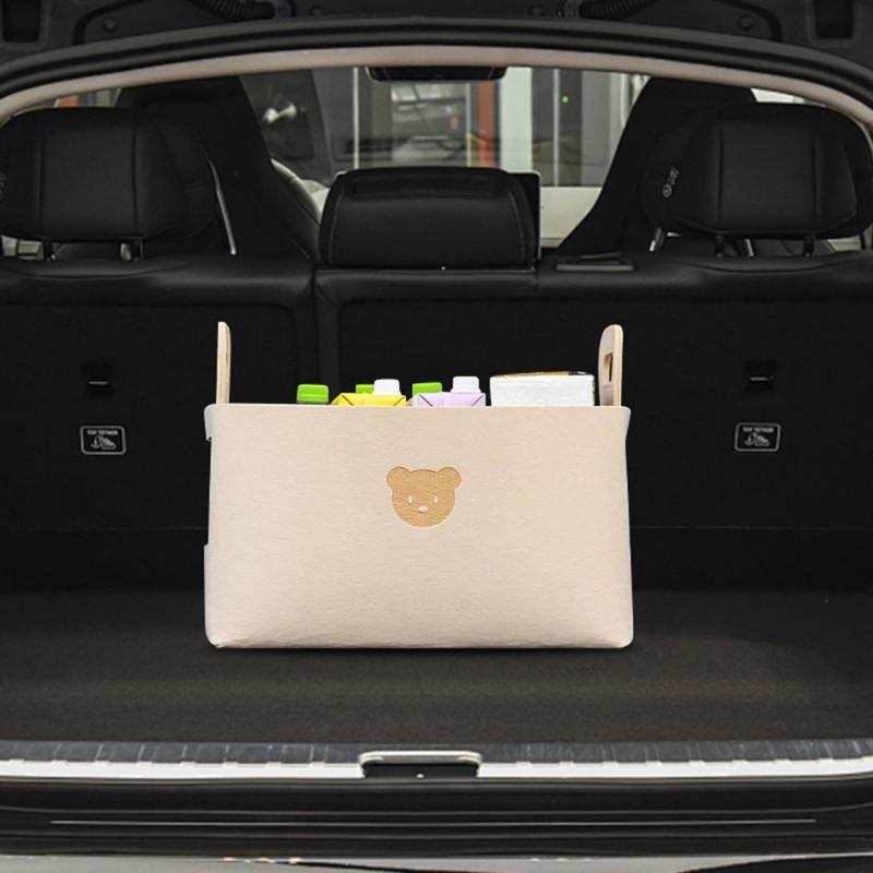 Foldable Car Home Storage Box with Sufficient Space Detachable Organizers Box