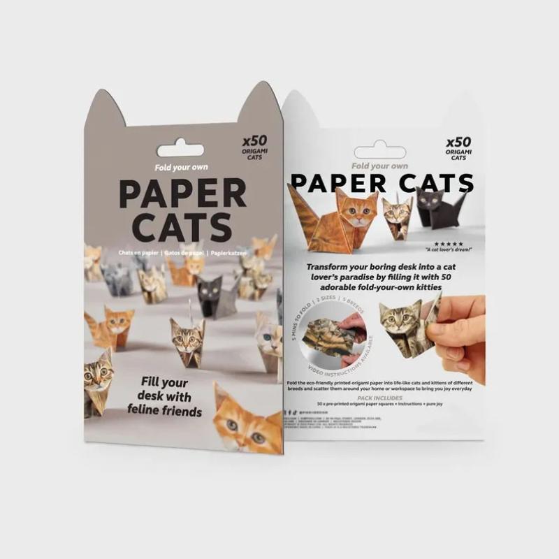 New Handmade Semi-finished Geometric Folding Paper for Children, 50 Sheets/book for Cats, Dogs, Dinosaurs, Enthusiast Set