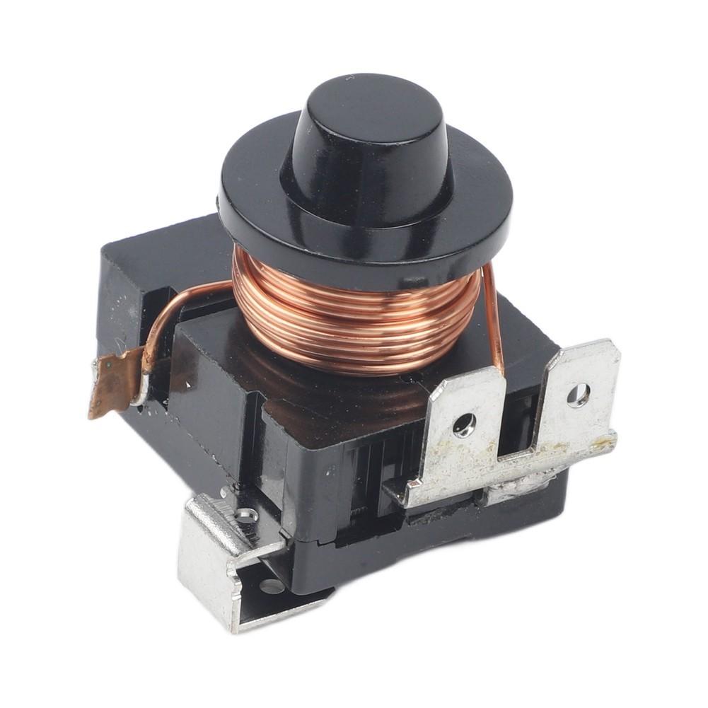 Estetický designový startér kompresoru chladničky třípinové relé 1/3HP 250W black