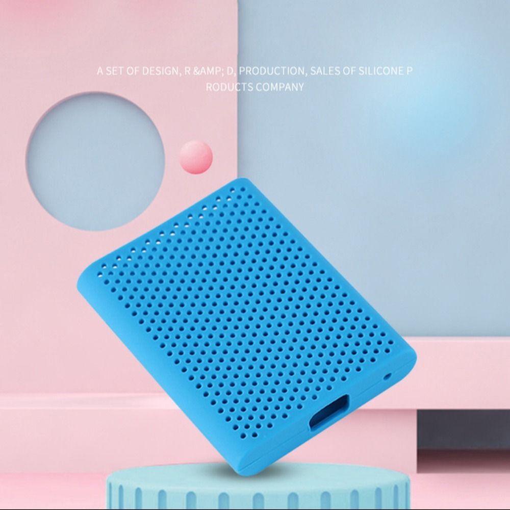 Breathable Hard Drive Sleeve Silica Gel Silicone Protective Cover for Samsung T5 SSD