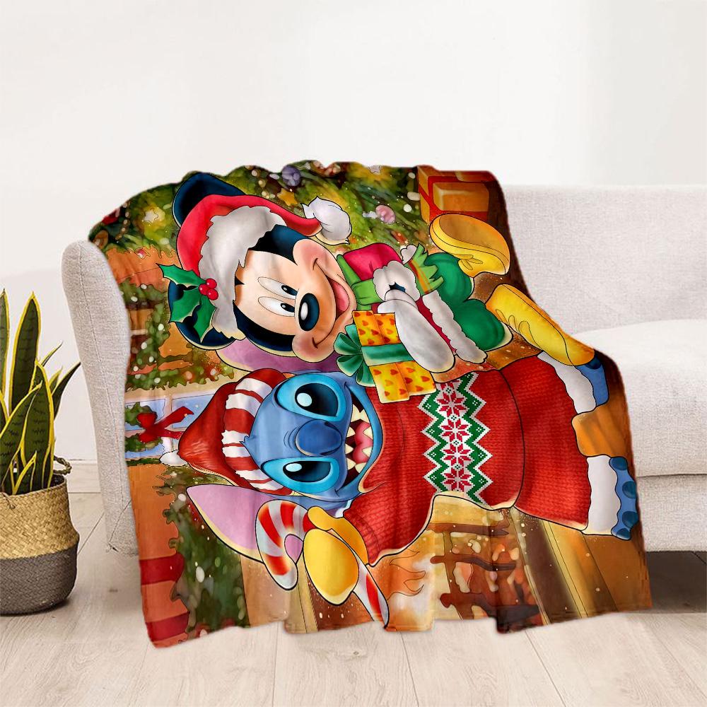 Halloween Disney Friends Blanket Cozy Blanket Versatile Accessory Suitable for Gifting Relatives and Friends Y14