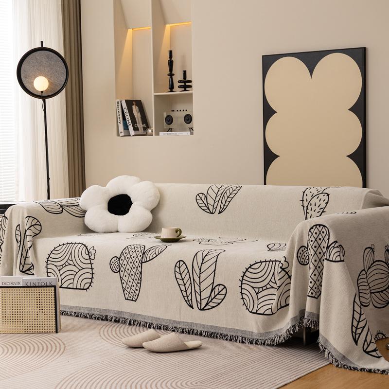 Simple Style Sofa Cover Cloth Dust Towel Sofa Blanket No Fading No Pilling Sofa Cover