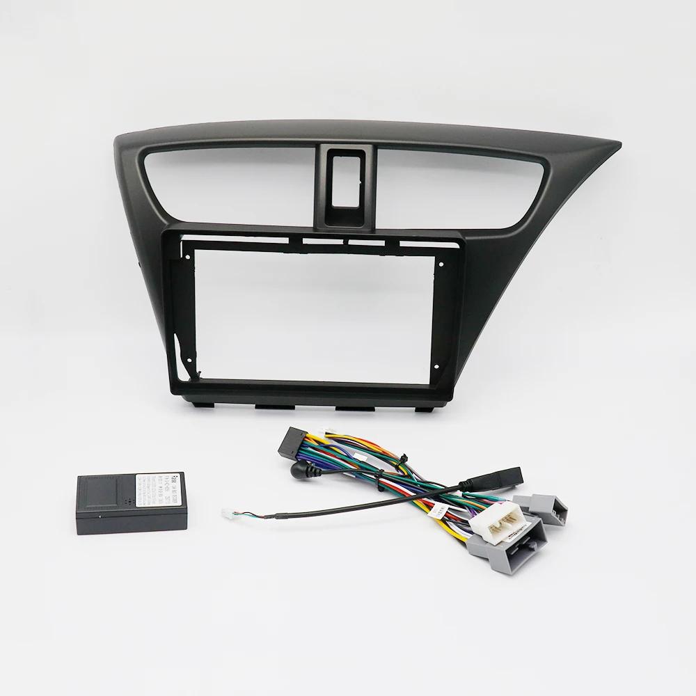 9 Zoll Für Honda Civic Hatchback 2012 Auto Radioblende Adapter Canbus Box Android Radio Armaturenbrett Einbau Panel Kit