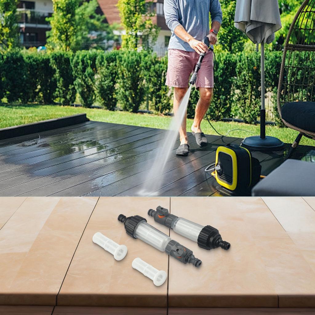 Komplette Wasserfilterlösung für Wohnmobile 2er-Pack Bonus-Schnelladapter