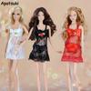 Pijamale sexy Haine din dantelă pentru păpuși pentru păpuși Barbie Lenjerie pentru 1/6 rochie de păpuși BJD + sutien + lenjerie de corp Haine pentru păpuși 1:6 jucărie pentru copii