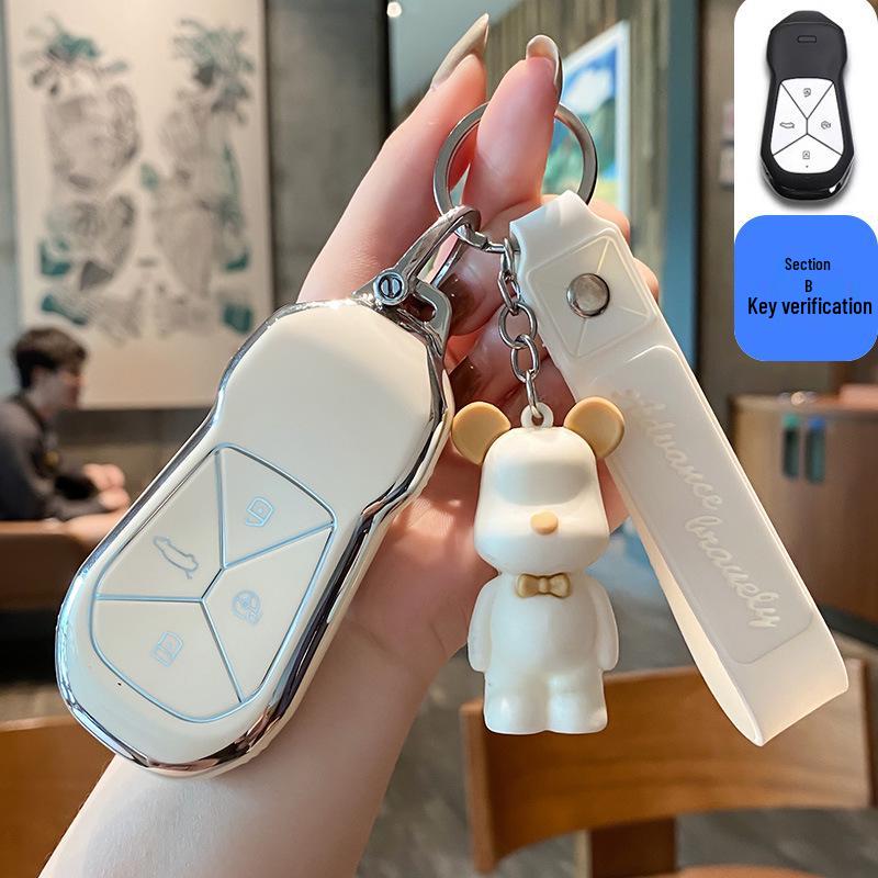 Xiaopeng P5/G3i/P7 Car Key Cover: Unisex Protective Case for 2021-2022 Models