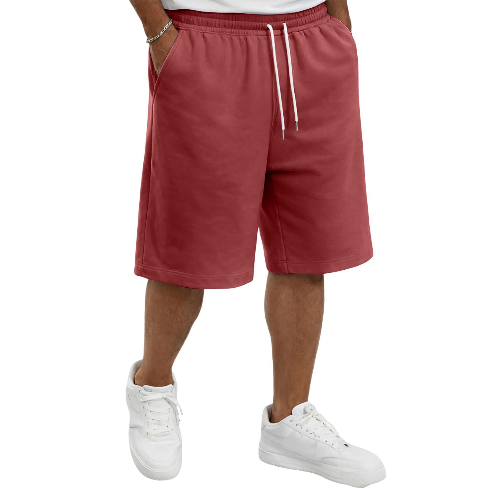 Ren Peishi Heren Casual - Geweven Shorts met Trekkoord XXXXL wijn