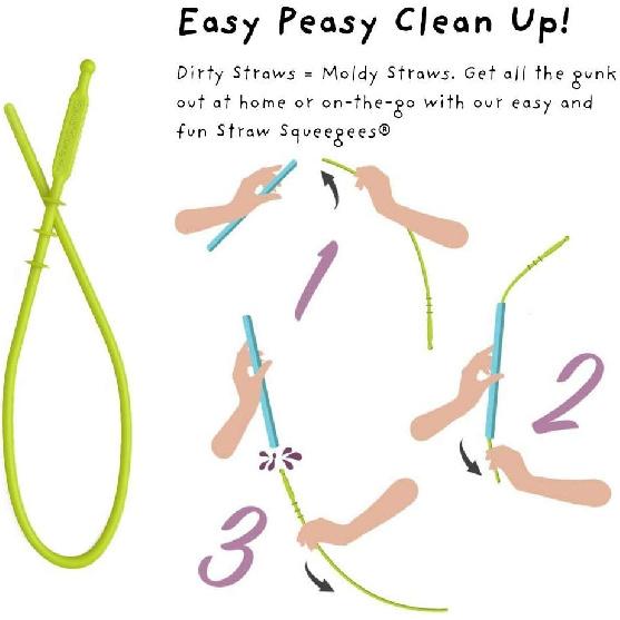 Long Silicone Straws With Stoppers for Tumblers - Slender Silicon Rubber Reble Drinking Straws for Simple Modern, Starbucks, Yeti, rTic, Acrylic 24