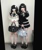 Cute Sailor Collar Blouse for Long Detachable Cross Ribbon Lace and Color Striped Stylish French Girly Perfect for and White [XHSUKADO] Women,