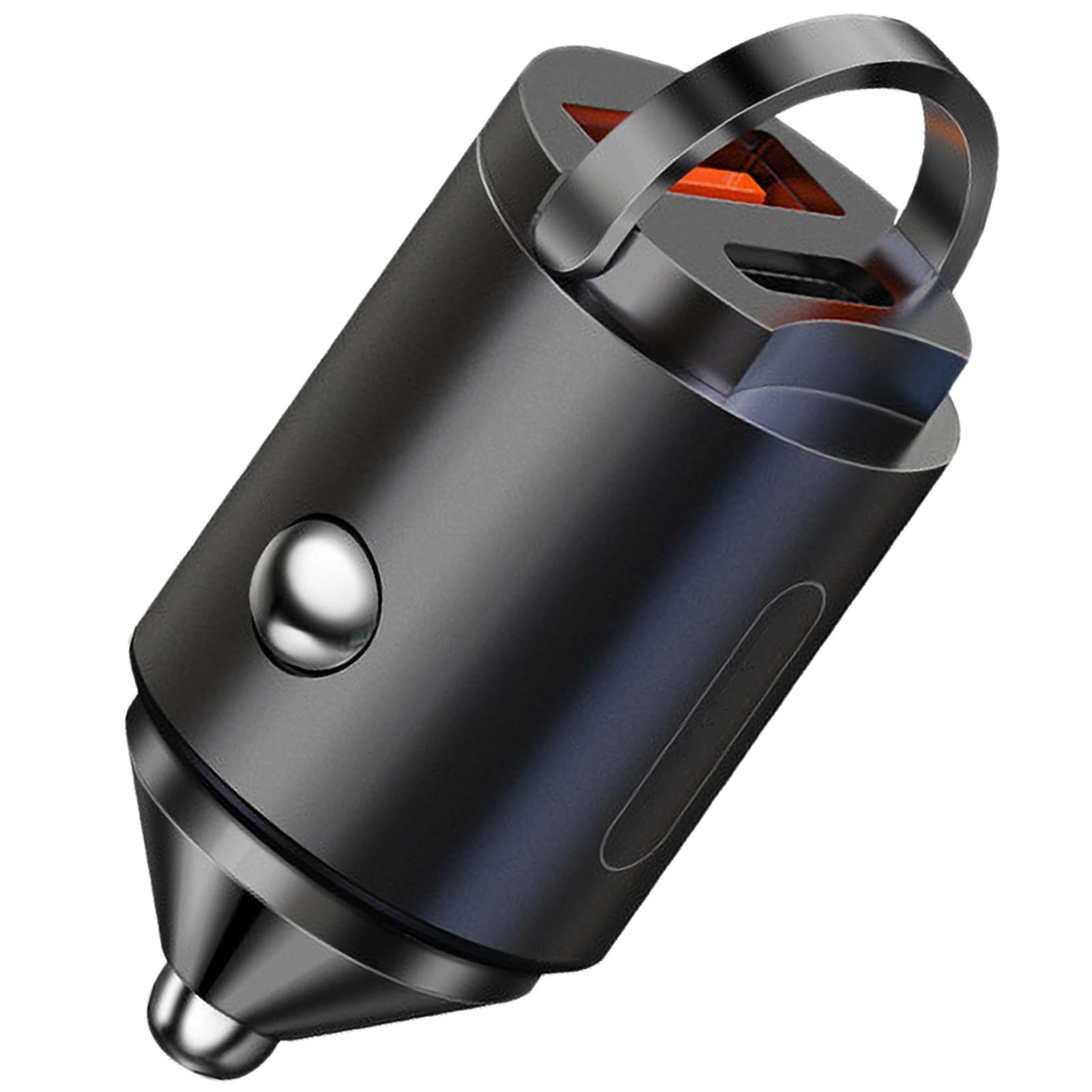 

USB C Car Charger Cigarette Lighter Adapter USB Charger PD20W QC3.0 2 Port Type C USB Car Charger Adapter чёрный