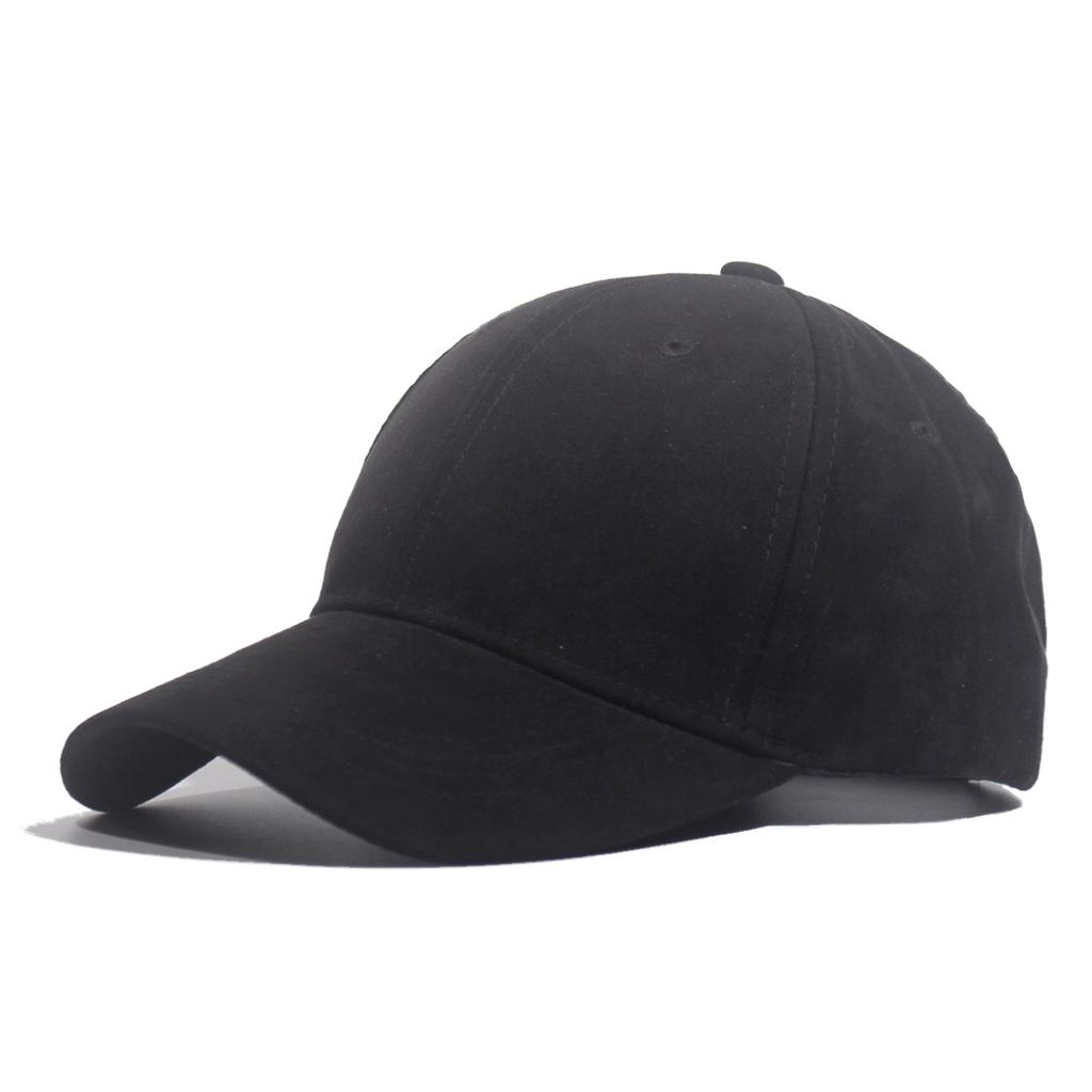 Fashion Suede Baseball Caps For Men Women Autumn Winter Solid Retro Snapback Hip Hop Hat Unisex Street Adjustable Sun Visor Caps